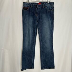 Pringle jeans straight blue size 12 western boho cowgirl equestrian